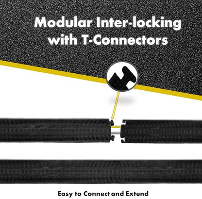 Kable Kontrol Drop Over Floor Cord Cover – 60” Inch Long 1 Channel Cable or - Image 4