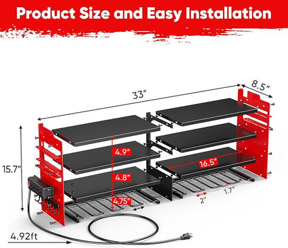 Large Power Tool Organizer Wall Mount - Image 2