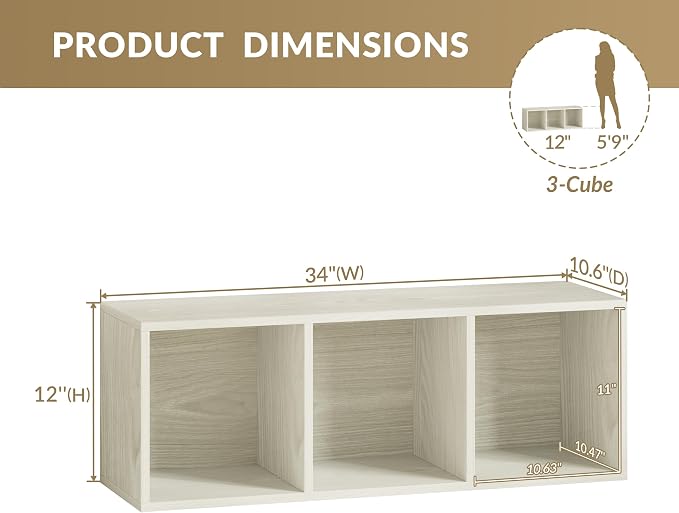 IOTXY DIY Modular Cube Bookcase - Image 3