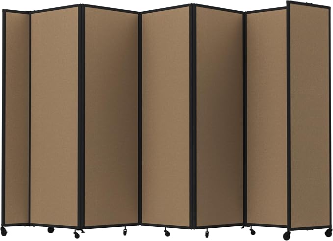 Versare Room Divider 360 Portable Wall Partition | Folding Panels | Large by VERSARE