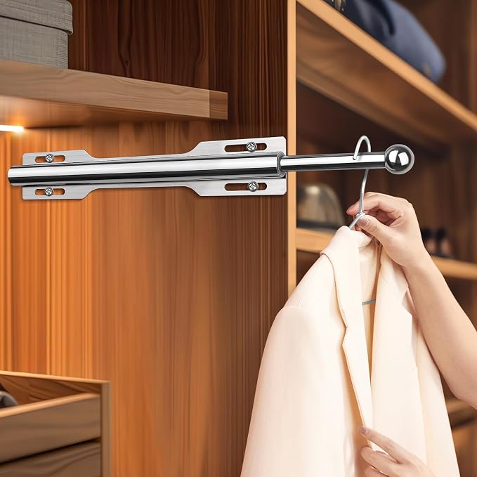 FIRJOY 12" Valet Rod for Closet Pull Out - Image 6