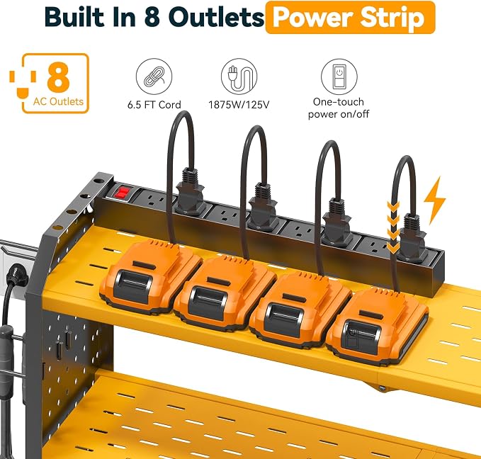 Warome Garage Power Tool Organizer - Image 2