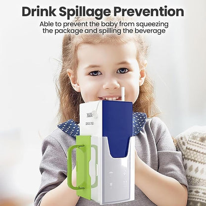 Milk Carton Holder with Handle 8x5cm Reusable Juice Box Holder No Squeeze - Image 6