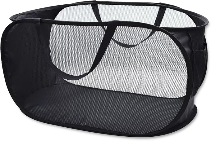 HONOMA Sturdy Mesh Laundry Hamper Basket Bag, Pop up Basket by HONOMA