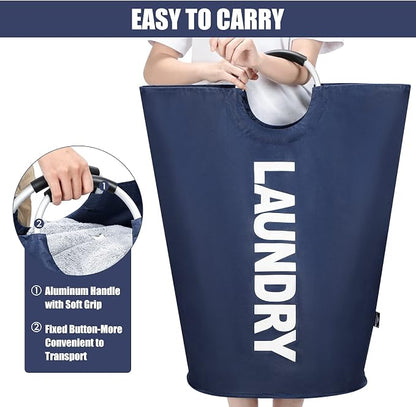 DOKEHOM 125L X-Large Collapsible Washing Laundry Basket Bag - Image 4
