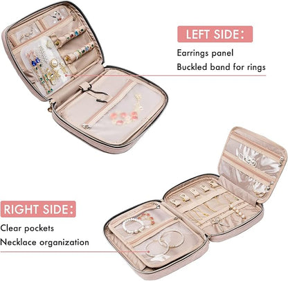 SFYBYHEART Travel Jewelry Organizer Case, Jewelry Travel Bags - Image 3