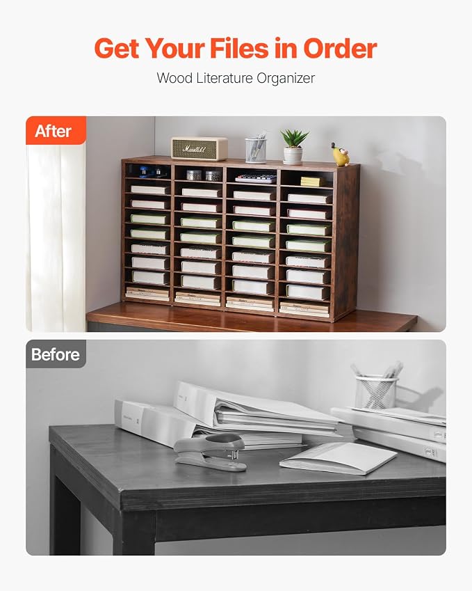 VEVOR Literature Organizer, 36 Compartments Office Mailbox - Image 4