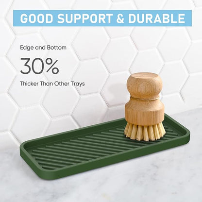 EG-SIPRO Silicone Sponge Holder, Kitchen Sink Organizer Tray, Sponge Caddy - Image 5