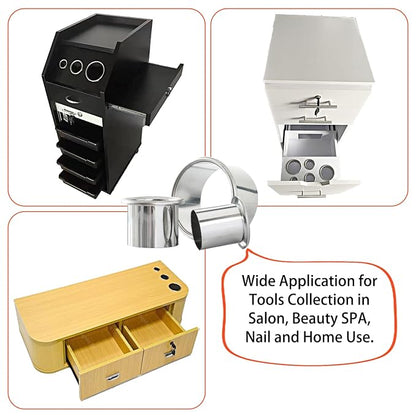 Hair Styling Station with Dryer, Curling Iron, Comb Holder and Tube Organizer - Image 6