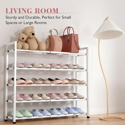 Bumusty 5-Tier Expandable Shoe Rack - Image 6