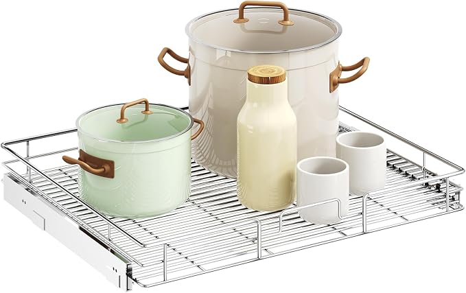 LOVMOR Pull Out Cabinet Organizer 28½" W x 21½" D, Kitchen Cabinet Pull Out by LOVMOR