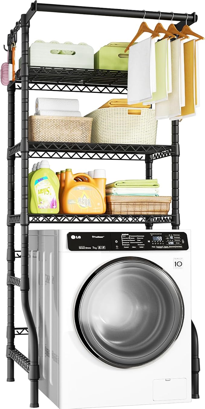 Ulif U11 Medium Over Washer and Dryer Shelves, 3 Tiers Laundry Room Storage and by Ulif