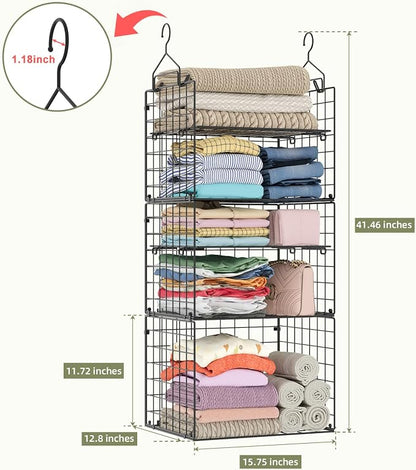 X-cosrack Closet Hanging Organizer Shelves - Image 3