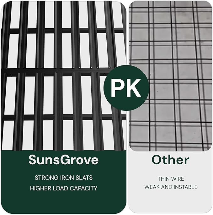 SunsGrove 4x8 Garage Storage Overhead Rack Organization, Adjustable Ceiling - Image 4