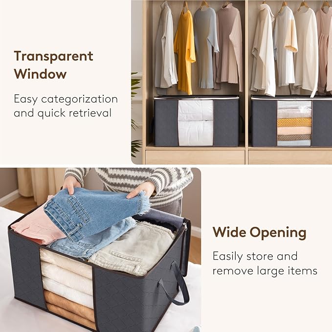 Lifewit 10 Pack Clothes Storage, Foldable Organization Bins - Image 5