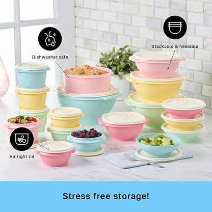 Tupperware Heritage Collection 36 Piece Food Storage Container Set in Vintage - Image 5