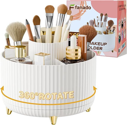 360° Rotate Makeup Brush Holder Organizer, Makeup Organizers Countertop by Unknown