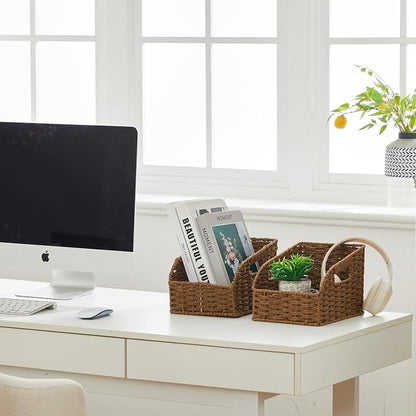 Pantry Organizers, Wicker Storage Baskets - Image 5
