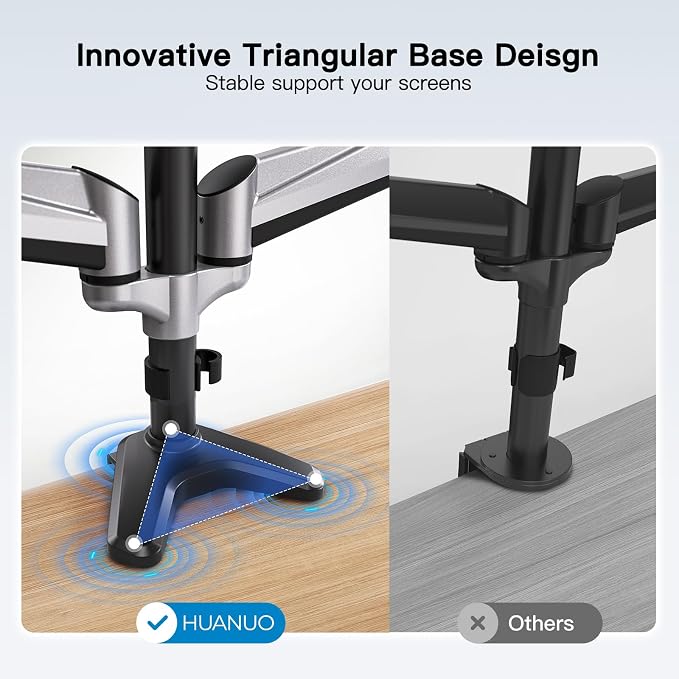 HUANUO Triple Monitor Stand - Image 5