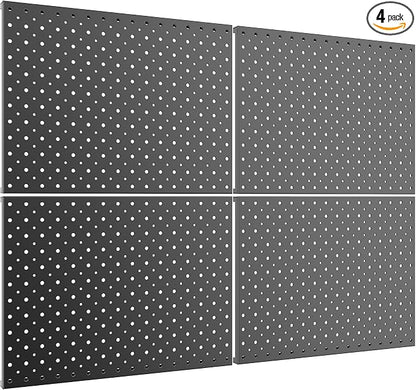 TORACK 4 PCS 12"x16" Metal Pegboard Panels by TORACK