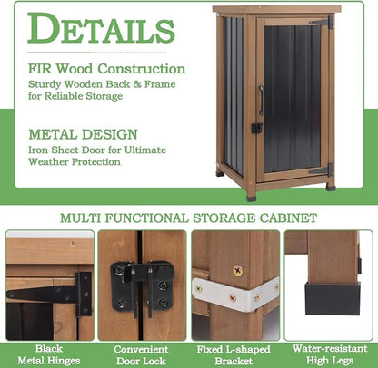 Small Outdoor Storage Cabinet Waterproof - Image 5