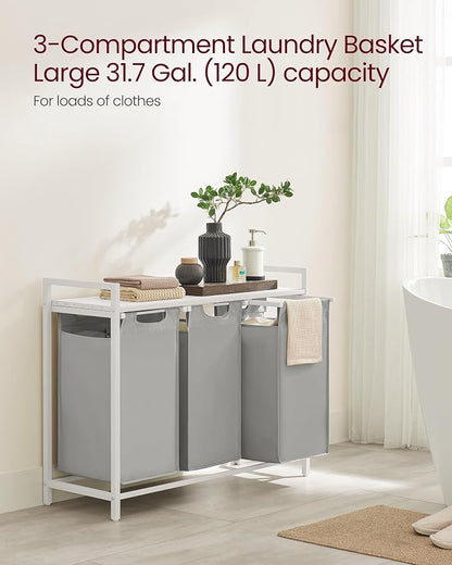 VASAGLE Laundry Hamper, Laundry Basket, Laundry Sorter - Image 3