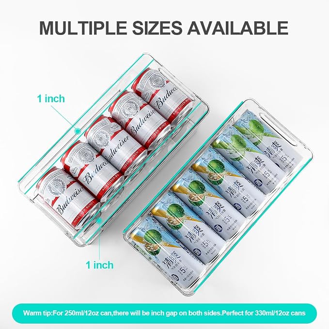 Xicennego Upgrade Double-Layer Rolling Beverage Soda Can Storage Organizer - Image 4
