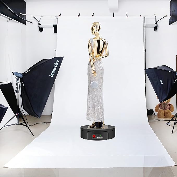 JAYEGT Motorized Rotating Display Stand, 350Lbs Load，360 Degree Electric - Image 2