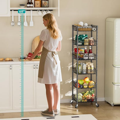 SINGAYE 6 Tier Shelf Wire Rack Shelving - Image 5