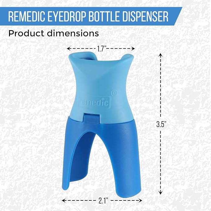 Remedic Eye Drop Guide with Silicone Adapter – Reusable Tool - Image 2