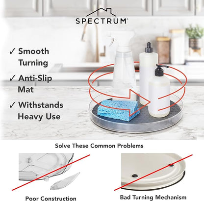 Spectrum Lazy Susan Organizer, Hexa Round Small - Image 3
