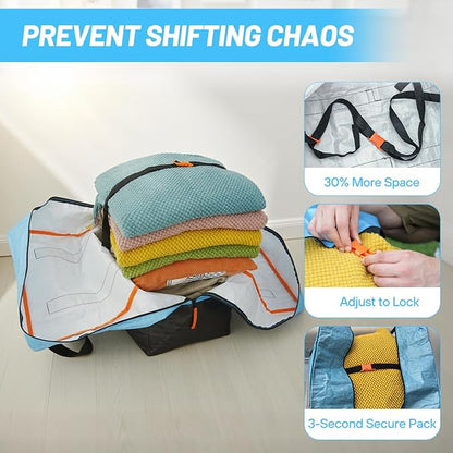 4 Pack Packing Bags for Moving, Storage Bags - Image 4