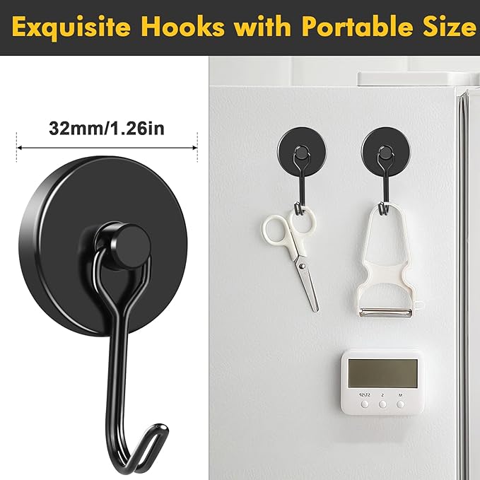 MIKEDE Strong Magnetic Hooks, 120LB Swivel Magnetic Hooks Cruise, Cruise Cabins - Image 3