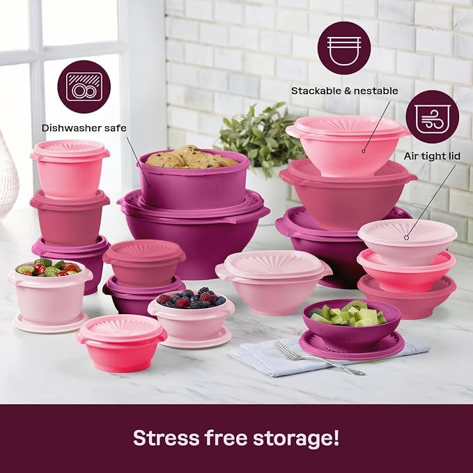 Tupperware Heritage Collection, New 36 Piece Food Storage Container Set in - Image 5