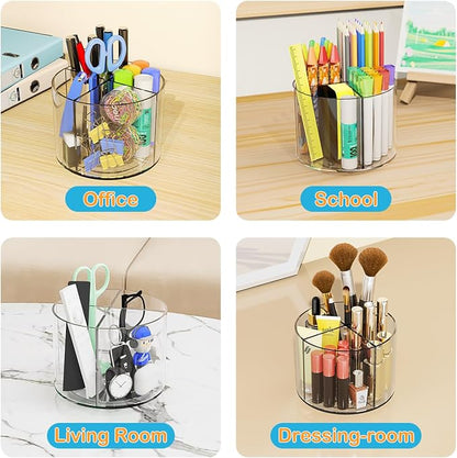 Acrylic Pen Holder, 360 Degree Marker Organizer - Image 7