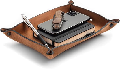 Main Street Forge Leather Valet Tray by MainStreetForge