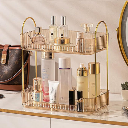 Aveniee Bathroom Counter Organizer, 2 Tier Perfume Skin Care Countertop Storage by Aveniee