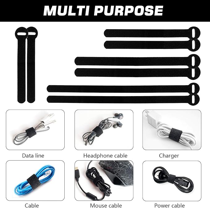 150PCS Reusable Cable Ties - Image 4