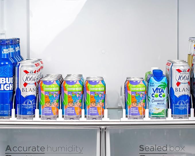 RULA Drink Organizer for Fridge, Self-Pushing Soda Can Dispenser for - Image 6