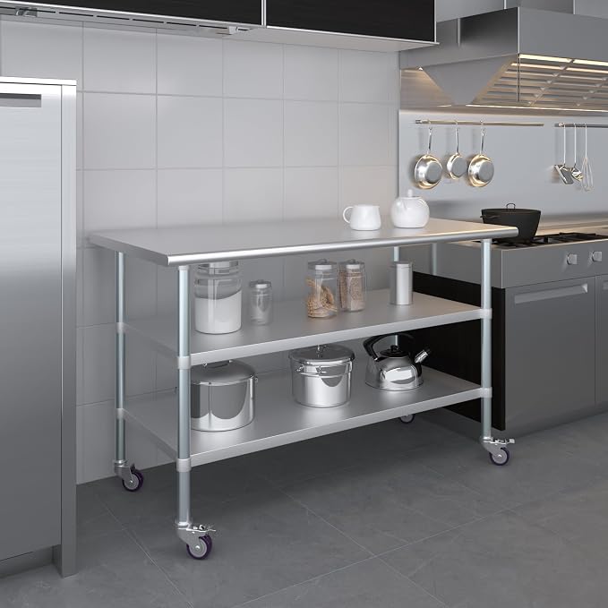 AmGood Stainless Steel Work Table - Image 7