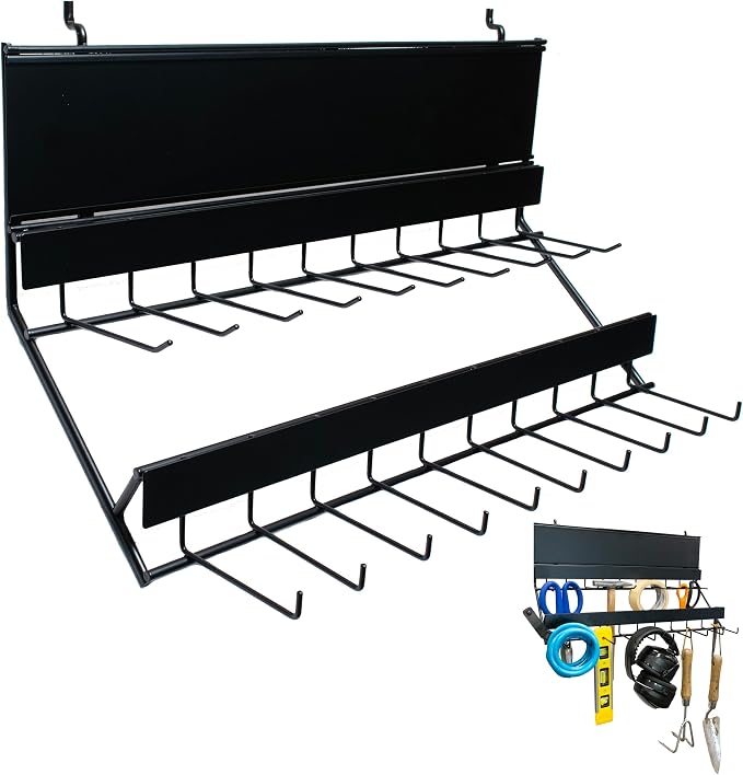 Century Drill & Tool, 2-tier pegboard rack space saver #03198 – perfect - Image 2