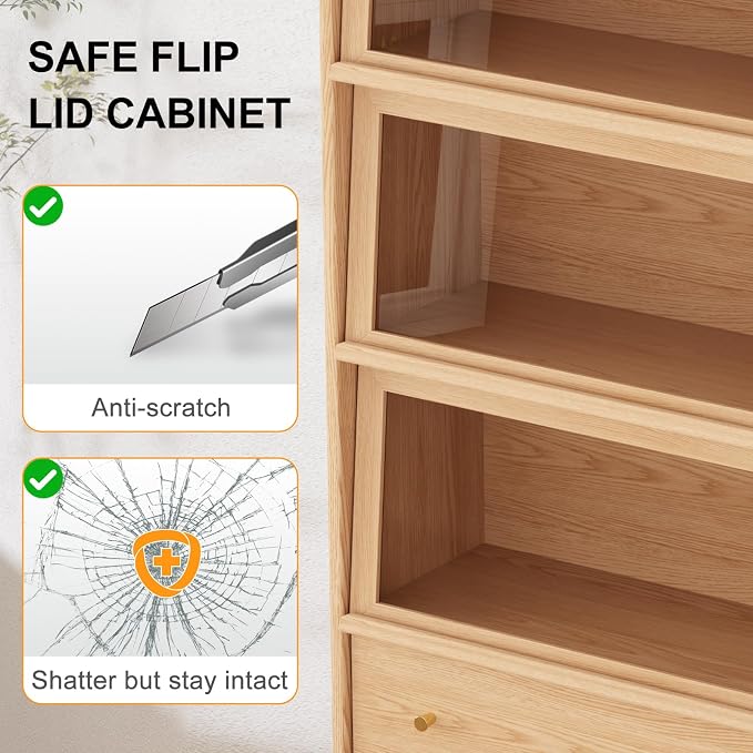 74"H Tall Soild wood Bookcase - Image 7