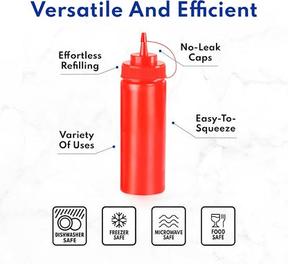 New Star Foodservice 533739 Plastic Squeeze Bottles - Image 7