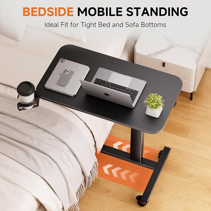 COMHOMA Adjustable Overbed Bedside Table - Image 5