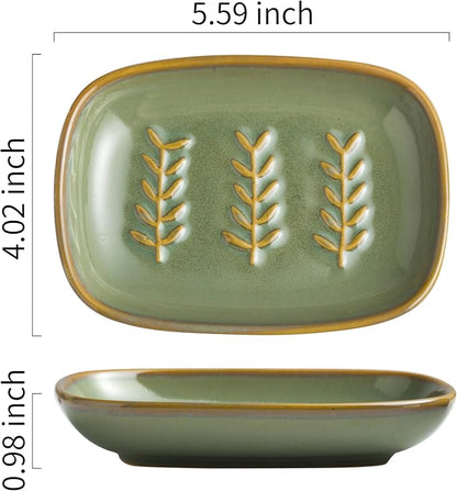 Soap Dish Soap Holder Shower, Ceramic Soap Dishes - Image 2