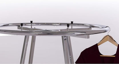 Econoco 36-Inch Folding Round Garment Rack, Adjustable 48–66″ Height Retail - Image 3