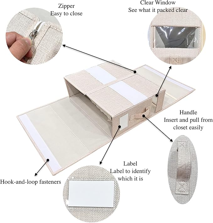 Linen Closet Organizer with Visible Window - Image 3