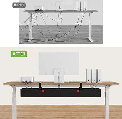 KEEGH Extra Large 48" Under Desk Cable Management Tray - Image 7