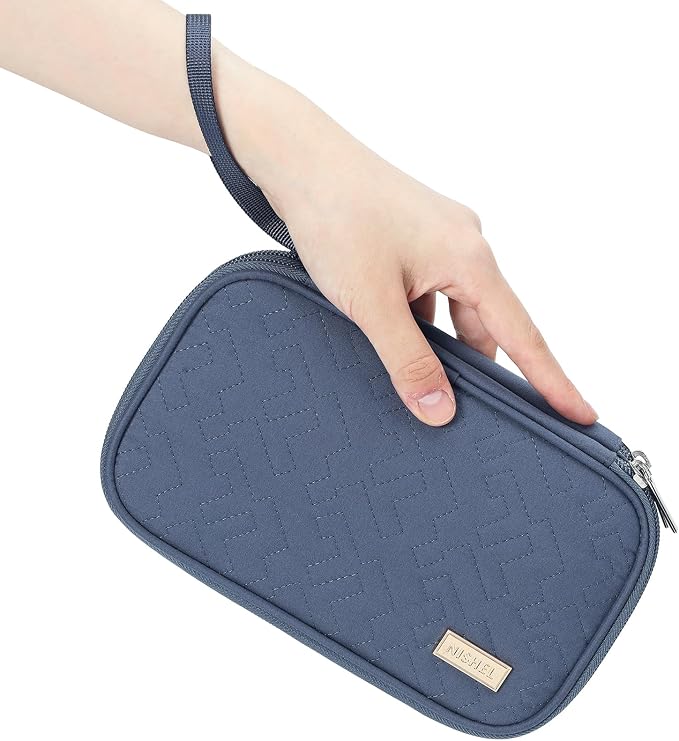 NISHEL Travel Cord Organizer Case, Double Layers Tech Electronic Bag, Essentials - Image 3