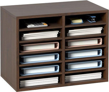 VEVOR Literature Organizers, 12 Compartments Office Mailbox by VEVOR